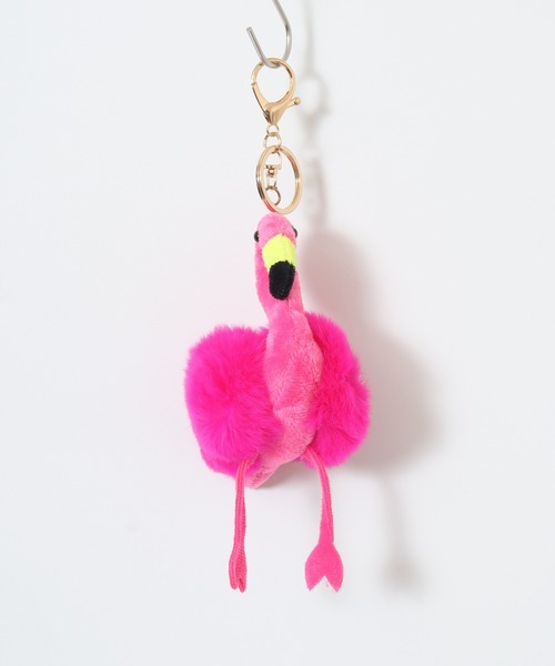 crossi(クロッシー)の「フラミンゴファーチャーム flamingo ぬいぐるみ かわいい ゆめかわ クミギ キーホルダー(チャーム・レディース・パープル/ローズ/ピンク/ブルー・FREE)」の15枚目の写真