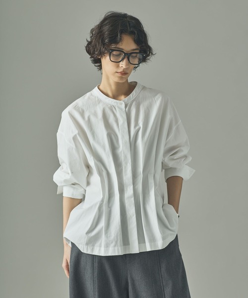 カレンソロジー　ブラウス Curensology(カレンソロジー)/タックペプラムブラウス（シャツ