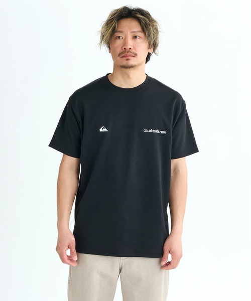 Quiksilver（クイックシルバー）の「DOUBLE LOGO ST/クイックシルバーダンボールニットロゴバックプリント半袖Tシャツ（Tシャツ/カットソー・メンズ・ホワイト/ブラック・MEDIUM/LARGE/X-LARGE）」の6枚目の写真