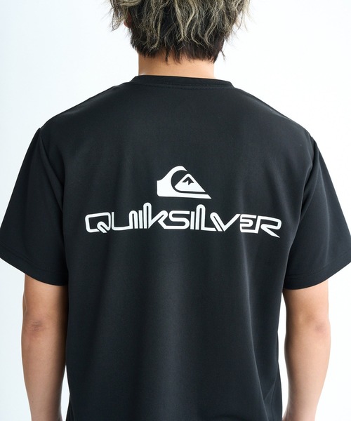 Quiksilver（クイックシルバー）の「DOUBLE LOGO ST/クイックシルバーダンボールニットロゴバックプリント半袖Tシャツ（Tシャツ/カットソー・メンズ・ホワイト/ブラック・MEDIUM/LARGE/X-LARGE）」の7枚目の写真