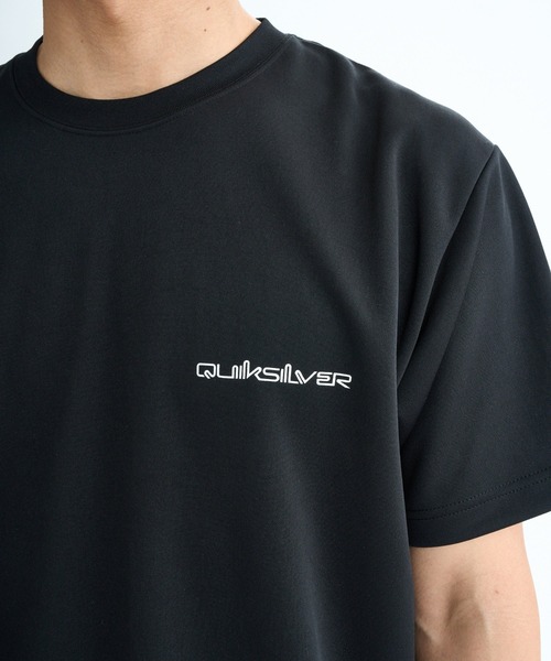 Quiksilver（クイックシルバー）の「DOUBLE LOGO ST/クイックシルバーダンボールニットロゴバックプリント半袖Tシャツ（Tシャツ/カットソー・メンズ・ホワイト/ブラック・MEDIUM/LARGE/X-LARGE）」の8枚目の写真