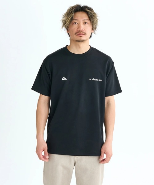 DOUBLE LOGO ST/クイックシルバーダンボールニットロゴバック