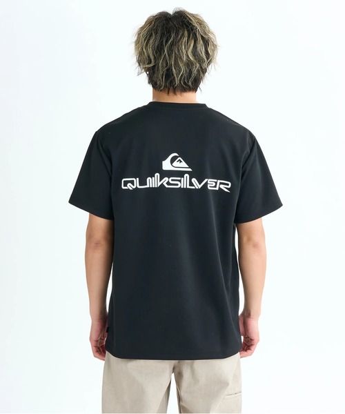 DOUBLE LOGO ST/クイックシルバーダンボールニットロゴバック