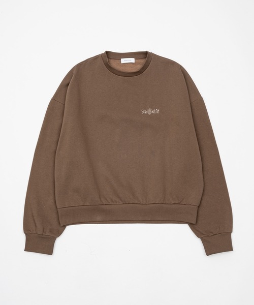 INTER FACTORY（インターファクトリー）の「moeka - SUNOUTFIT 裏起毛スウェットセットアップ（スウェット・レディース・ブラウン/ネイビー・MEDIUM/LARGE）」の9枚目の写真