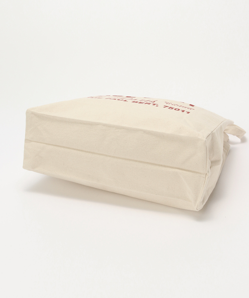 EDIFICE（エディフィス）の「GIFT SHOP (ギフトショップ) BPB Signature Tote Bag（トートバッグ・メンズ・アイボリー・FREE）」の4枚目の写真