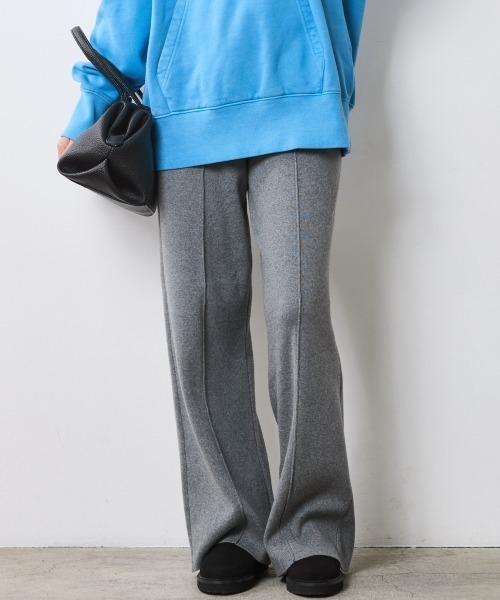 CHIC STYLE（シックスタイル）の「ニットストレートパンツ＜大きいサイズ有＞シックスタイル（その他パンツ・レディース・ブラック/グレー/ベージュ・M/L/LL/3L/4L/5L）」の13枚目の写真