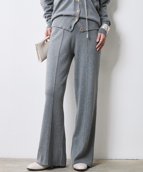 CHIC STYLE（シックスタイル）の「ニットストレートパンツ＜大きいサイズ有＞シックスタイル（その他パンツ・レディース・ブラック/グレー/ベージュ・M/L/LL/3L/4L/5L）」の17枚目の写真