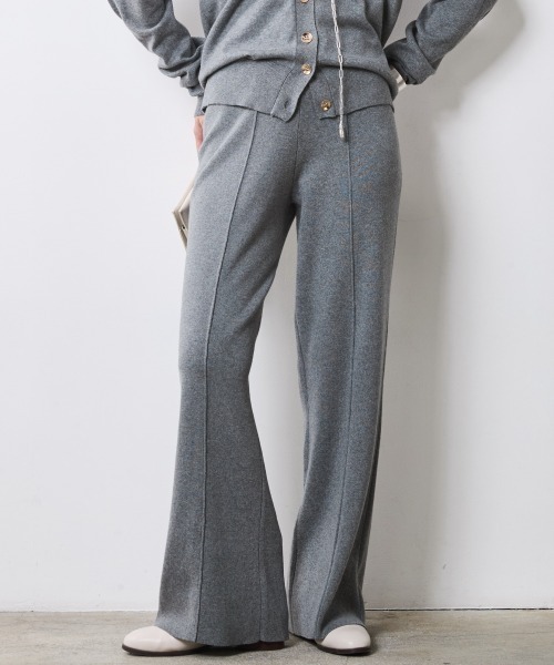 CHIC STYLE（シックスタイル）の「ニットストレートパンツ＜大きいサイズ有＞シックスタイル（その他パンツ・レディース・ブラック/グレー/ベージュ・M/L/LL/3L/4L/5L）」の15枚目の写真