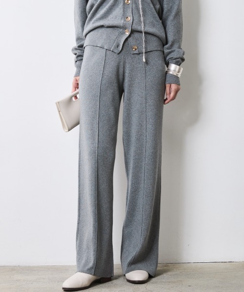 CHIC STYLE（シックスタイル）の「ニットストレートパンツ＜大きいサイズ有＞シックスタイル（その他パンツ・レディース・ブラック/グレー/ベージュ・M/L/LL/3L/4L/5L）」の16枚目の写真