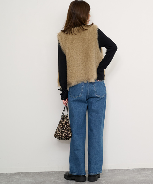 JOURNAL STANDARD relume（ジャーナルスタンダード　レリューム）の「《WEB限定追加 / 新色》スイスオーガニックコットンタートルネックプルオーバー（ニット/セーター・レディース・ホワイト/ブラウン/ベージュ系その他/レッド/ブラック/ブルー・FREE）」の13枚目の写真