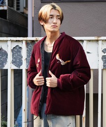 C.E.L.STORE（セルストア）の「THRIFTY LOOK / スリフティールック SOUVENIR GOOSE BAY JACKET 刺しゅう グースベイ スーベニアジャケット 中綿（ブルゾン）」