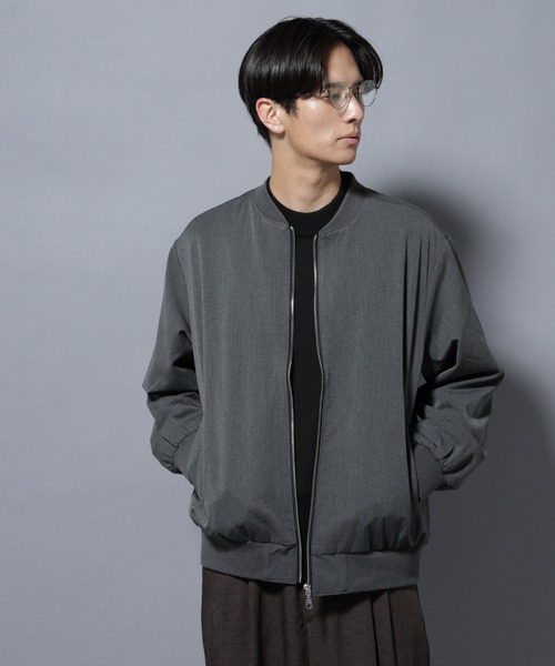 NANO universe（ナノユニバース）の「TRインタックMA-1（MA-1・メンズ・ブラック/チャコール/カーキ・L/M/S/XL）」の2枚目の写真