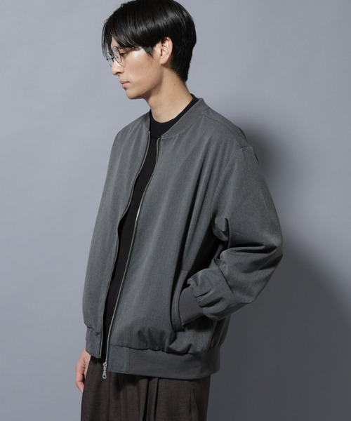 NANO universe（ナノユニバース）の「TRインタックMA-1（MA-1・メンズ・ブラック/チャコール/カーキ・L/M/S/XL）」の16枚目の写真