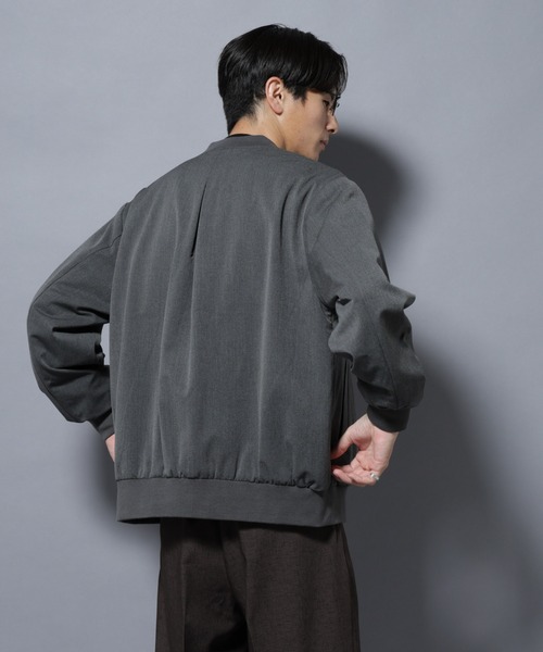 NANO universe（ナノユニバース）の「TRインタックMA-1（MA-1・メンズ・ブラック/チャコール/カーキ・L/M/S/XL）」の12枚目の写真