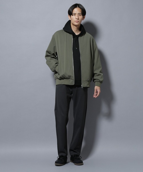 NANO universe（ナノユニバース）の「TRインタックMA-1（MA-1・メンズ・ブラック/チャコール/カーキ・L/M/S/XL）」の8枚目の写真