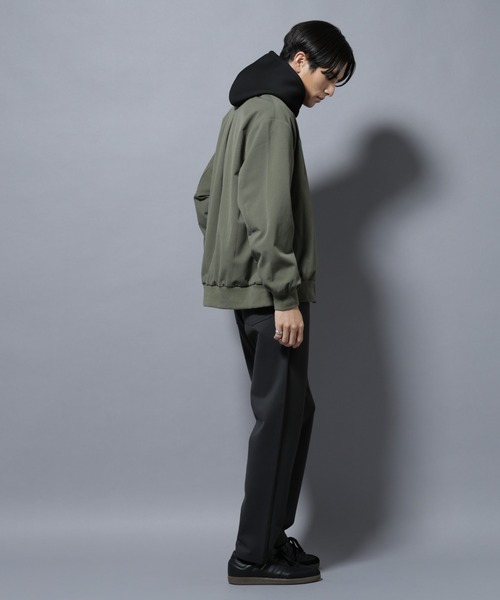 NANO universe（ナノユニバース）の「TRインタックMA-1（MA-1・メンズ・ブラック/チャコール/カーキ・L/M/S/XL）」の19枚目の写真