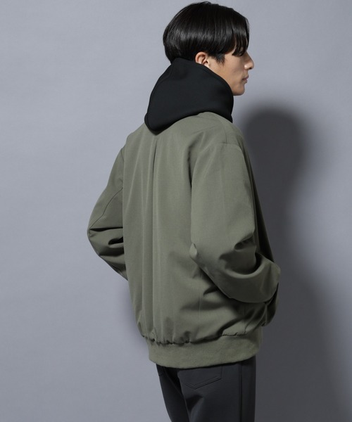 NANO universe（ナノユニバース）の「TRインタックMA-1（MA-1・メンズ・ブラック/チャコール/カーキ・L/M/S/XL）」の4枚目の写真