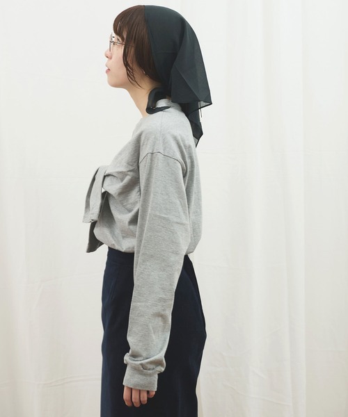 fig Ｌondon（フィグロンドン）の「tie me tee（Tシャツ/カットソー・レディース・グレー/レッド/ホワイト・FREE）」の17枚目の写真