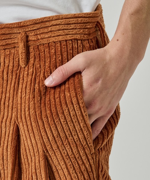 SHINYAKOZUKA(シンヤコヅカ)の「【SHINYAKOZUKA】MINI BAGGY(ISSUE#7)(その他パンツ・メンズ・キャメル/ブラック・M/S)」の5枚目の写真