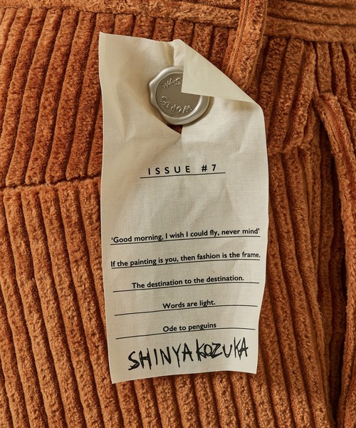 SHINYAKOZUKA(シンヤコヅカ)の「【SHINYAKOZUKA】MINI BAGGY(ISSUE#7)(その他パンツ・メンズ・キャメル/ブラック・M/S)」の4枚目の写真