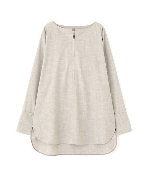ETRE TOKYO(エトレトウキョウ)の「SANTEキーネックシンチカフスプルオーバー(Tシャツ/カットソー・レディース・ネイビー/グレー・FREE)」の18枚目の写真