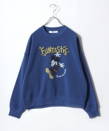 Disney（ディズニー）キャラクター刺繍スウェットトレーナー