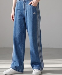 adidas/アディダス アディカラー デニム スリーストライプス トラックパンツ