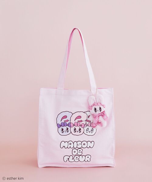 MaisondeFLEUR EstherBunny スクエアトートバッグ ピンク MaisondeFLEUR EstherBunny スクエアトートバッグ ピンク - メルカリ