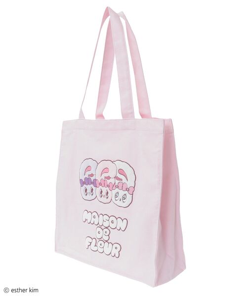 メゾンドフルール エスターバニー スクエアトートバッグ ピンク Esther Bunny スクエアトートバッグ（トートバッグ）｜Maison de