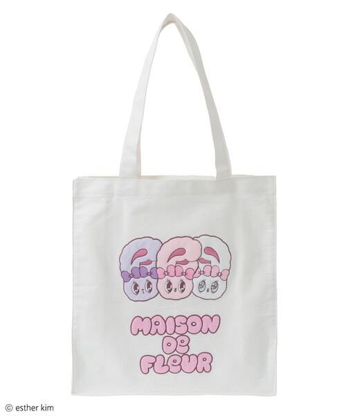 maison de FLEUR Esther Bunny スクエアトートバッグ Esther Bunny スクエアトートバッグ（トートバッグ）｜Maison de FLEUR