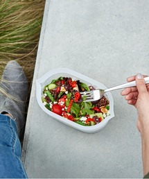 MILLION CARATS（ミリオンカラッツ）の「“毎日のごはん準備をもっとスムーズに”《Zip Top》DishシリーズMサイズ。作り置きやお弁当にちょうどいい、自立式プラチナシリコーン製エココンテナ ※ 冷凍保存、湯せん、電子レンジ、食洗機に対応（キッチンツール）」