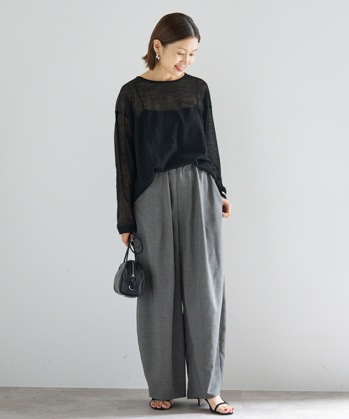 TW コクーンパンツ（スラックス）｜IENA（イエナ）のファッション通販