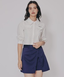 REDYAZEL（レディアゼル）の「ビジューロゴストライプシャツブラウス（シャツ/ブラウス）」