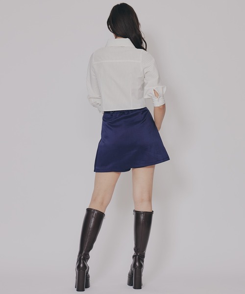 REDYAZEL（レディアゼル）の「ビジューロゴストライプシャツブラウス（シャツ/ブラウス・レディース・ホワイト系その他/ブルー系その他/グレー系その他・FREE）」の18枚目の写真