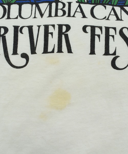 LABORATORY R（ラボラトリーアール）の「【USED】90’s “COLUMBIA CANAL RIVER FEST” アニマル Tシャツ USA製（Tシャツ/カットソー・メンズ・ホワイト・LARGE）」の7枚目の写真