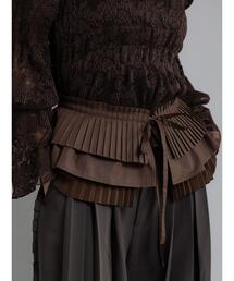 【Atelier plier】プリーツマルチレイヤードベルト