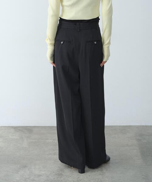 CODE A（コードエー）の「urban tailor wide trousers（その他パンツ・レディース・ブラック/ブラウン系・34/35/38/36）」の9枚目の写真