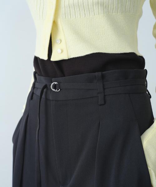 CODE A（コードエー）の「urban tailor wide trousers（その他パンツ・レディース・ブラック/ブラウン系・34/35/38/36）」の10枚目の写真