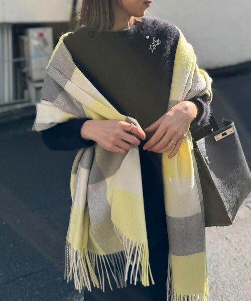 TWEEDMILL/ツィードミル】ラムズウールストール（ストール/ショール