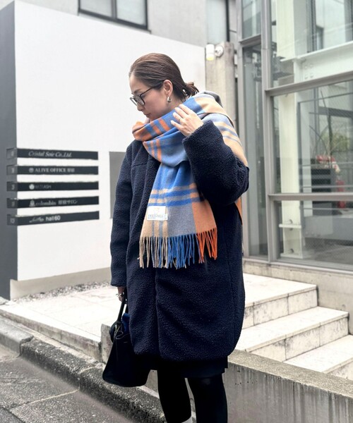 TWEEDMILL/ツィードミル】ラムズウールストール（ストール/ショール