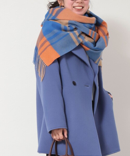 TWEED MILL（ツイードミル）の「【TWEEDMILL/ツィードミル】ラムズウールストール（ストール/ショール・レディース・イエロー系その他/ブルー系その他/パープル系その他・FREE）」の16枚目の写真