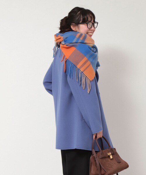 TWEED MILL（ツイードミル）の「【TWEEDMILL/ツィードミル】ラムズウールストール（ストール/ショール・レディース・イエロー系その他/ブルー系その他/パープル系その他・FREE）」の17枚目の写真