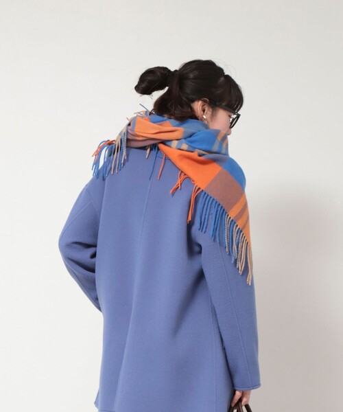 TWEED MILL（ツイードミル）の「【TWEEDMILL/ツィードミル】ラムズウールストール（ストール/ショール・レディース・イエロー系その他/ブルー系その他/パープル系その他・FREE）」の19枚目の写真