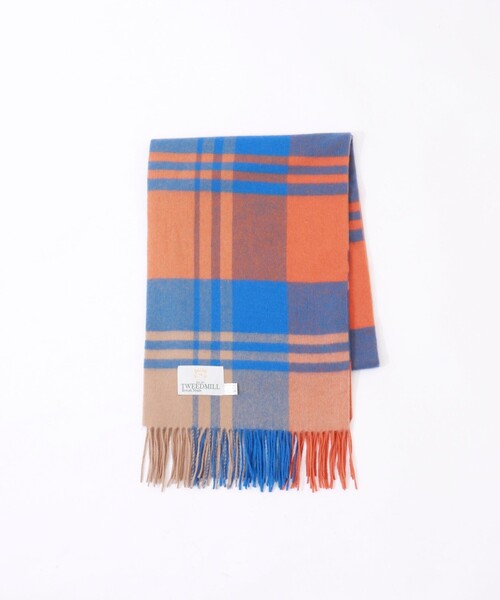 TWEED MILL（ツイードミル）の「【TWEEDMILL/ツィードミル】ラムズウールストール（ストール/ショール・レディース・イエロー系その他/ブルー系その他/パープル系その他・FREE）」の22枚目の写真
