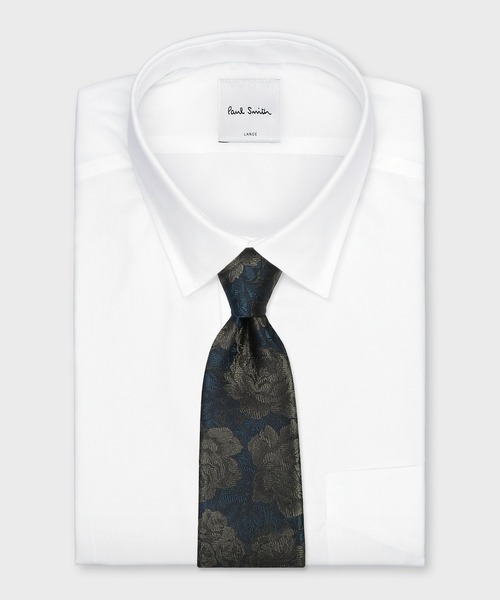 未使用品　Paul Smith 白ジャカード　ネクタイ 結婚式 ペイズリー　新品 未使用品 Paul Smith 白ジャカード ネクタイ 結婚式 ペイズリー 新品