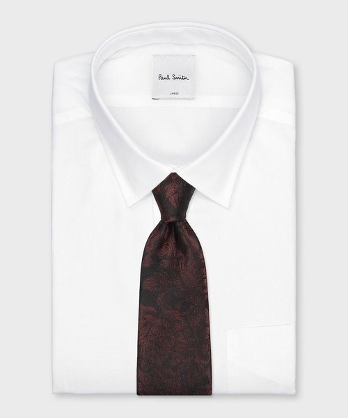 ジャカードフローラル タイ【250066 552MJ】（ネクタイ）｜Paul Smith