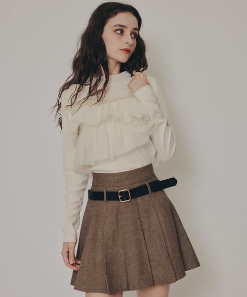 ローベルトプリーツミニスカート（スカート）｜REDYAZEL（レディアゼル