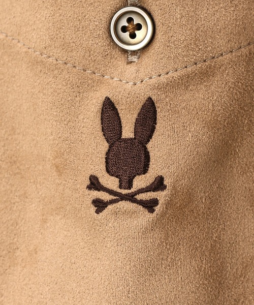 Psycho Bunny（サイコバニー）の「トナカイスウェード カジュアルシャツ（シャツ/ブラウス・メンズ・ベージュ/ブラック/ブラウン・LARGE/MEDIUM/X-LARGE/SMALL）」の10枚目の写真