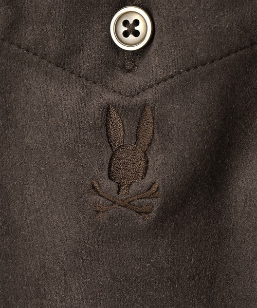Psycho Bunny（サイコバニー）の「トナカイスウェード カジュアルシャツ（シャツ/ブラウス・メンズ・ベージュ/ブラック/ブラウン・LARGE/MEDIUM/X-LARGE/SMALL）」の21枚目の写真