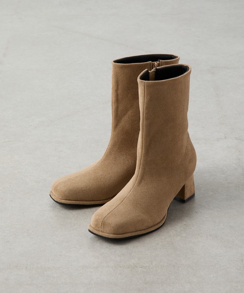 COLONY 2139（コロニートゥーワンスリーナイン）の「スエードライクブーツ（ブーツ・レディース・ベージュ/ブラック・MEDIUM/LARGE）」の19枚目の写真